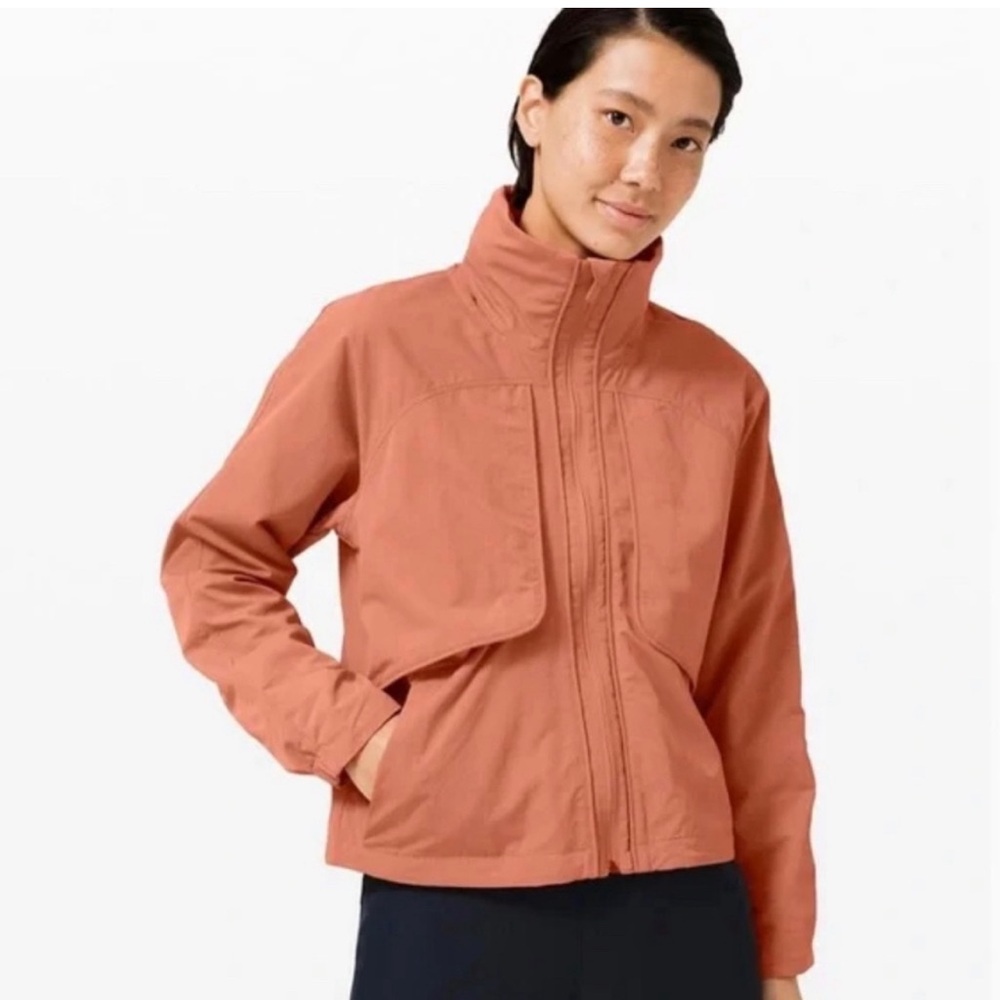 Lululemon Always Effortless Jacket in Coral, Size 8, great condition